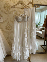 Load image into Gallery viewer, Bay Salt Ruffle Lehenga Set