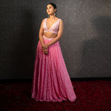 Load image into Gallery viewer, Rose Pink Zinnia Skirt Set