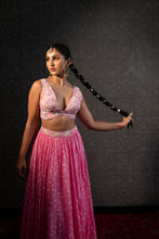 Load image into Gallery viewer, Rose Pink Zinnia Skirt Set