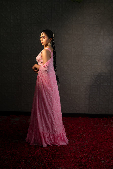 Rose Pink Zinnia Cape