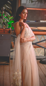 Sun Baked Tulle Saree