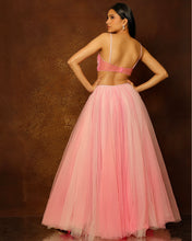 Load image into Gallery viewer, Rose Pink &amp; Bay Salt Layered Skirt