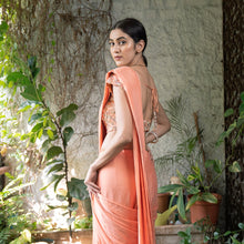 Load image into Gallery viewer, Peach Embellished Blouse