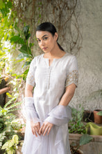 Load image into Gallery viewer, Cloud Blue Fringe Kurta