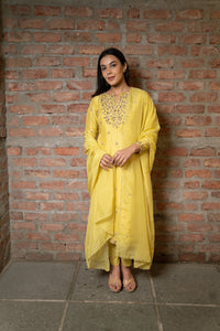 Tuscan Sun Scalloped Dupatta