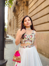 Load image into Gallery viewer, Ashu Sethi (Indyshades) in Bay Salt Embellished Skirt Set