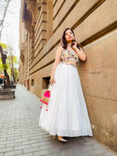 Load image into Gallery viewer, Ashu Sethi (Indyshades) in Bay Salt Embellished Skirt Set