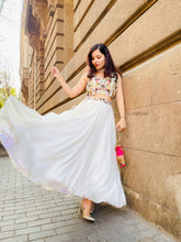 Load image into Gallery viewer, Ashu Sethi (Indyshades) in Bay Salt Embellished Skirt Set