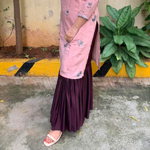 Load image into Gallery viewer, Mahogany Pleated Skirt